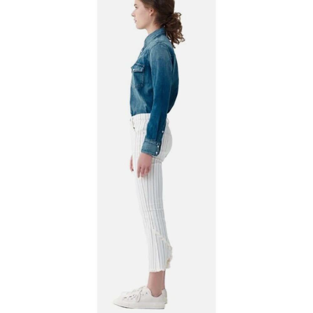 Citizens of Humanity Drew Fray High-Rise Crop Flare Jeans size 25 - Picture 11 of 12